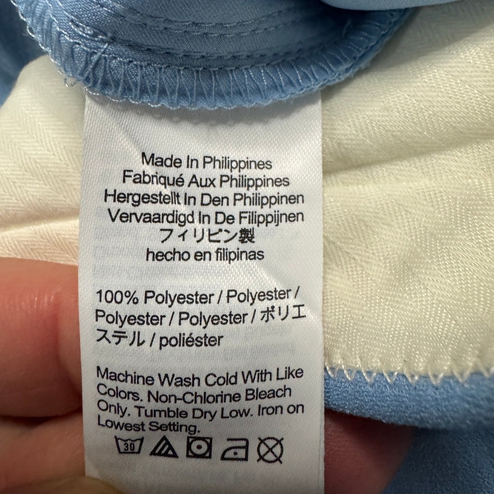 J. Crew Brand New Essential Wide Leg Pant Periwinkle Blue Pleated Size 12 NWT - Picture 8 of 10